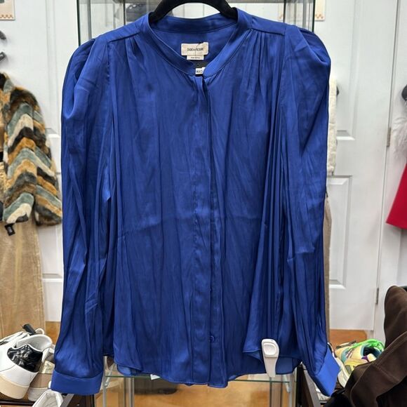 Zadig & Voltaire Royal Blue Blouse - Picture 1 of 11